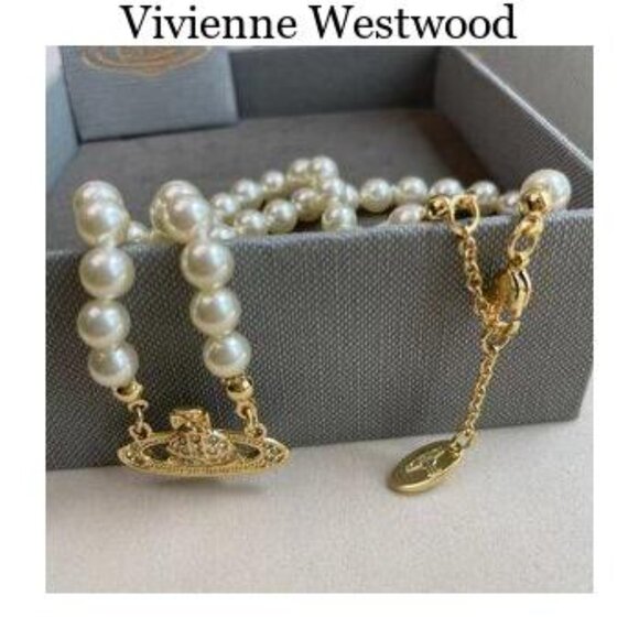 Vivienne Westwood Pearl Bracelet New - Picture 2 of 4